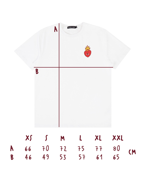 Bleeding Rose Tshirt - White